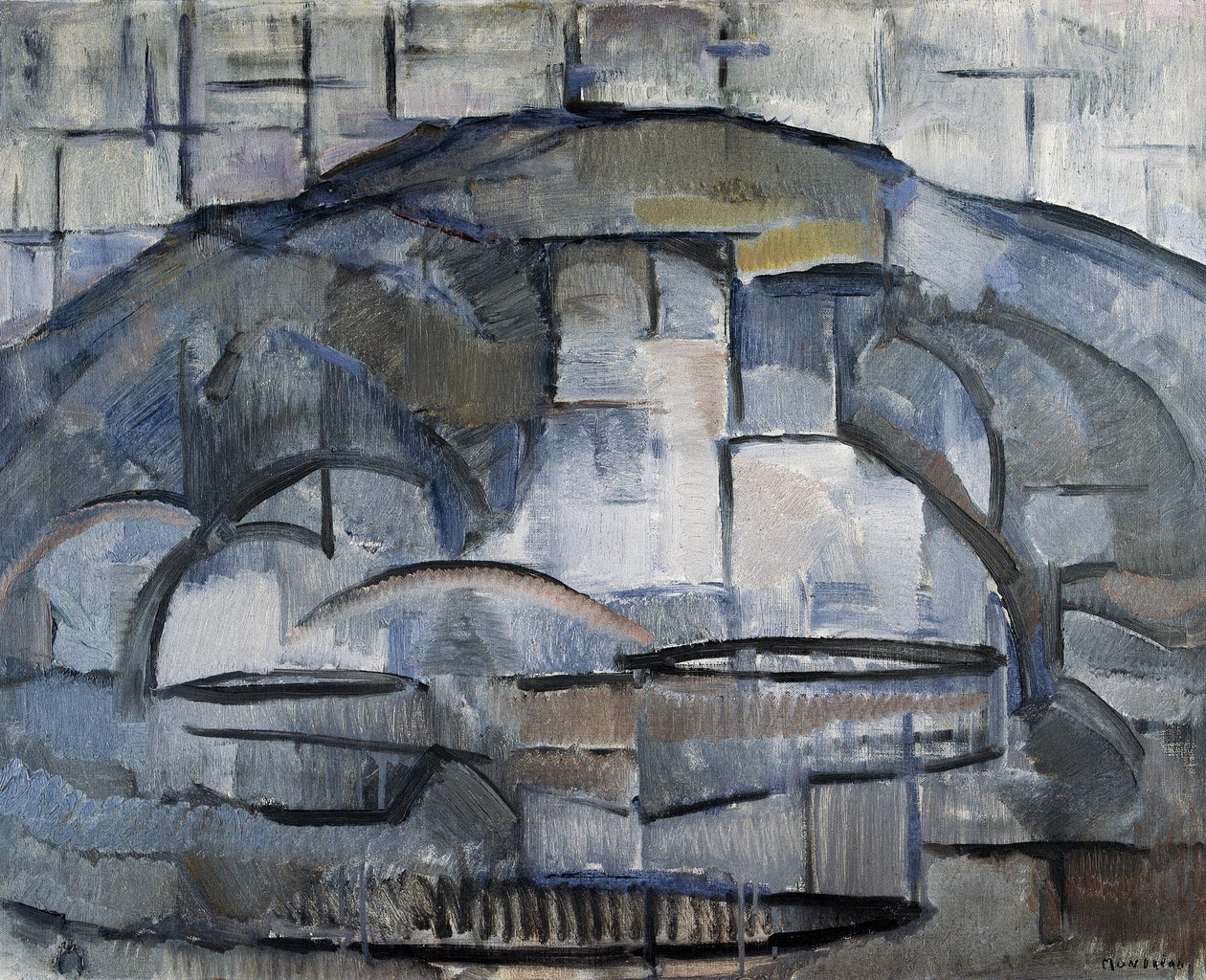 Landschaft von Piet Mondrian