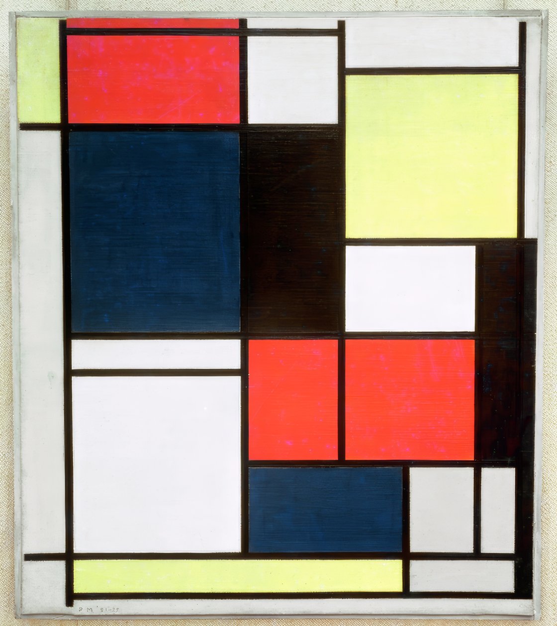 Tableau II von Piet Mondrian