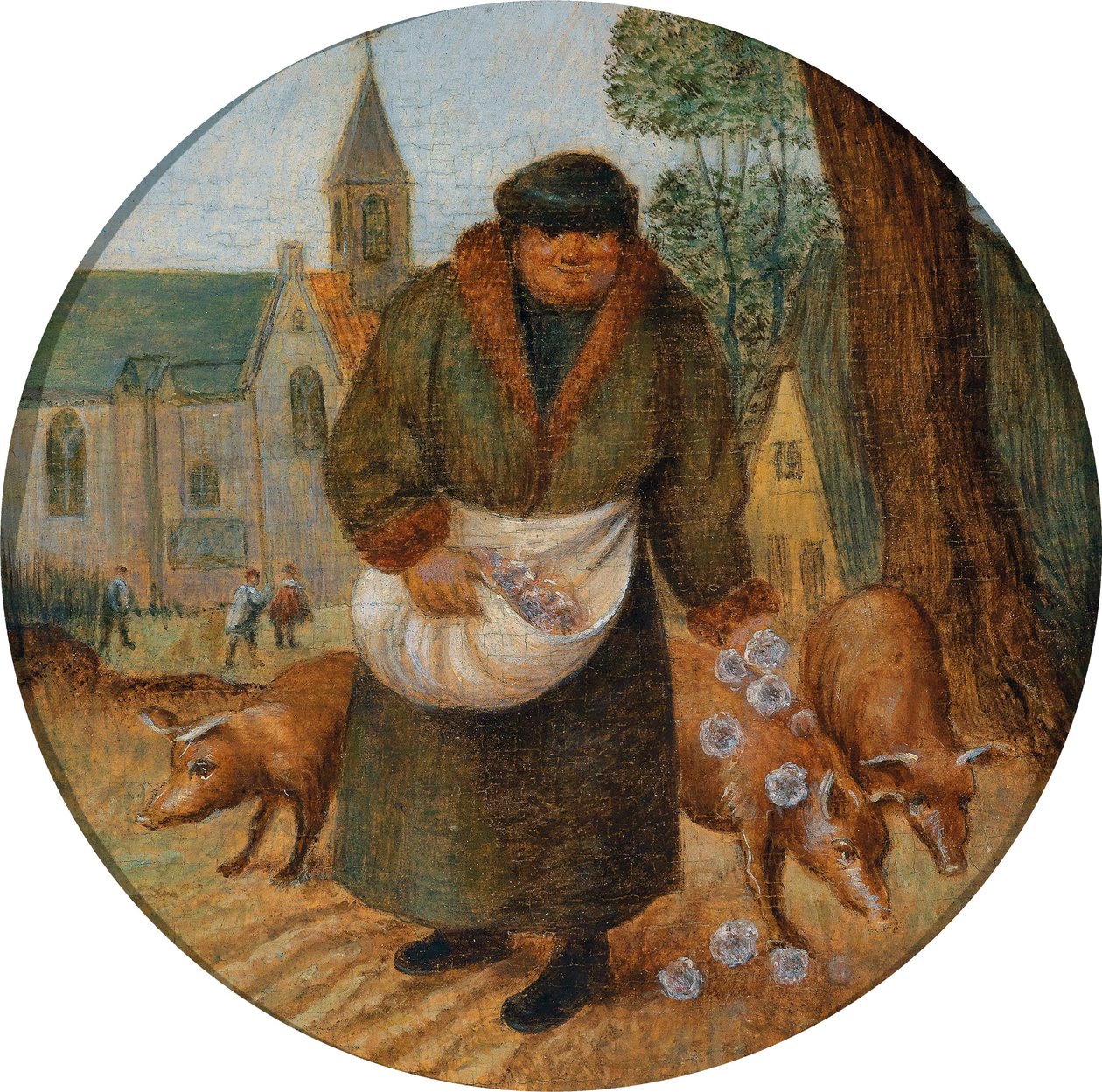 Perlen vor die Säue von Pieter Brueghel the Younger