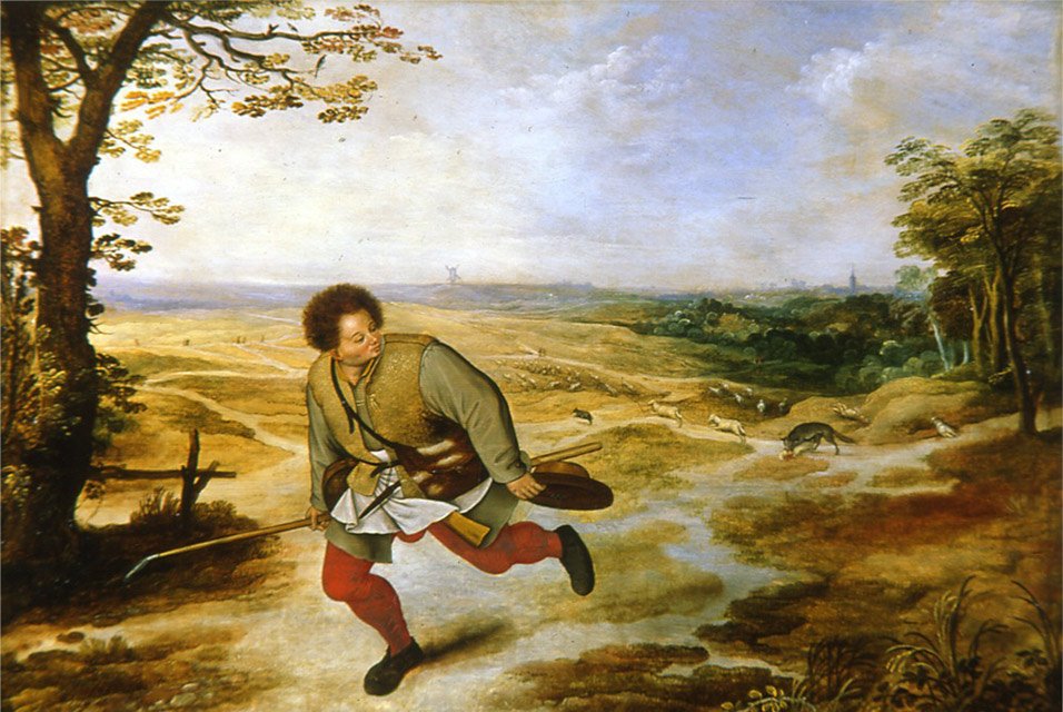 Der treulose Hirte von Pieter Brueghel the Younger