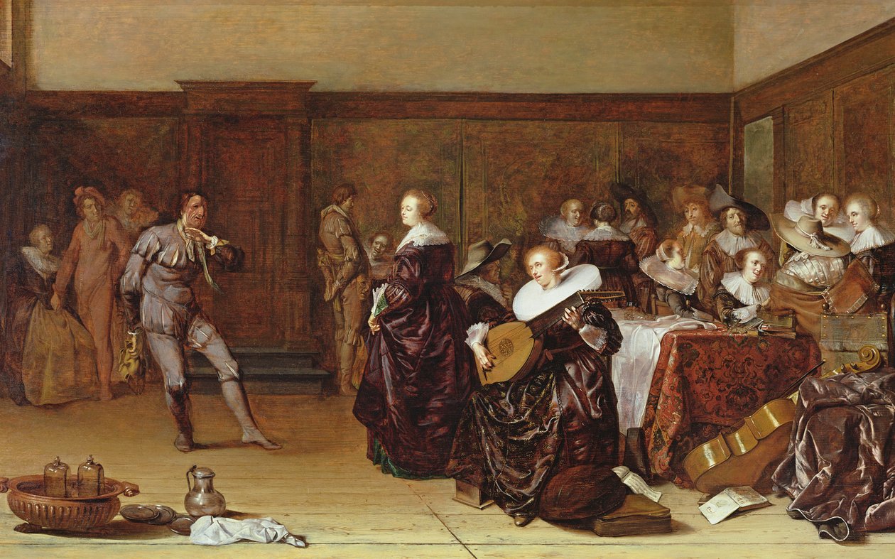 Tanzparty, 17. Jahrhundert von Pieter Codde