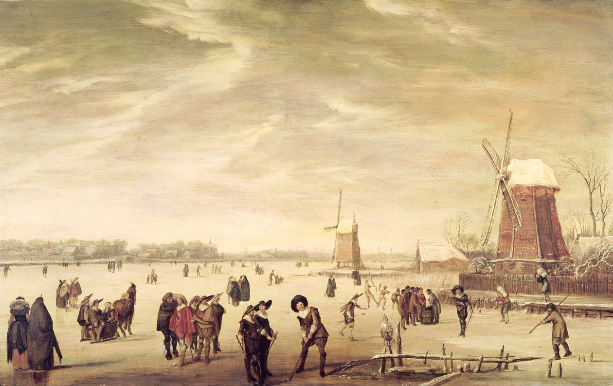Spiele auf dem Eis von Pieter Codde