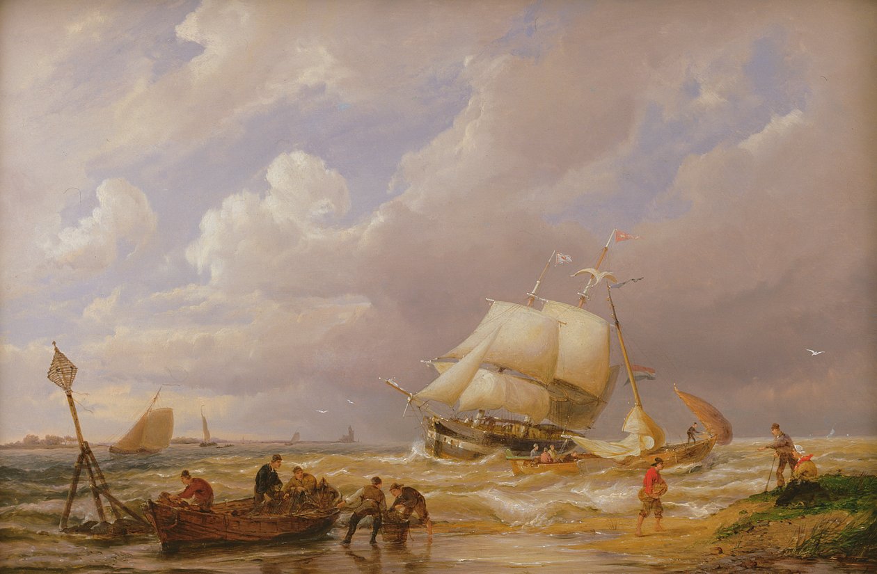 Pampas am Zuiderzee, 19. Jahrhundert von Pieter Cornelis Dommerson