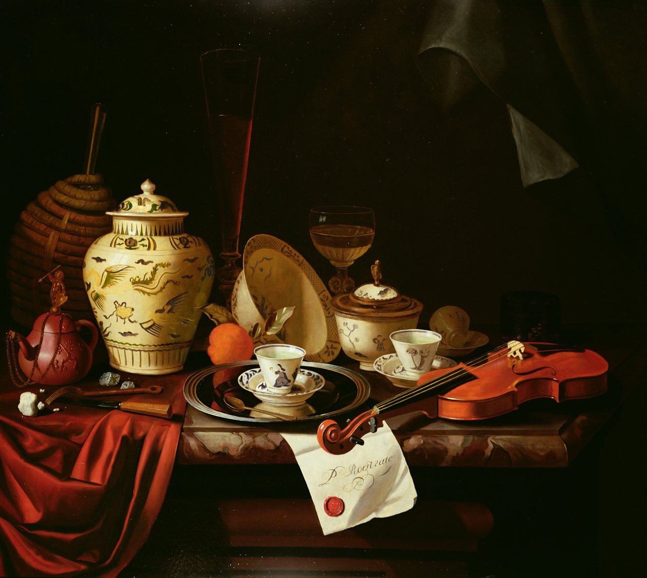 Ein Stillleben von Pieter Gerritsz. van Roestraten