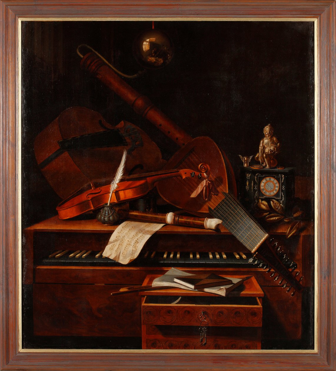 Stillleben mit Musikinstrumenten von Pieter Gerritsz. van Roestraten