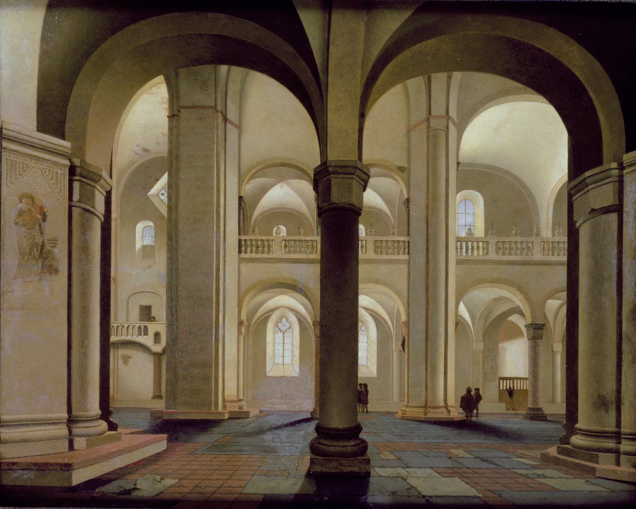Innenraum der Kirche St. Maria in Utrecht, 1637 von Pieter Janszoon Saenredam