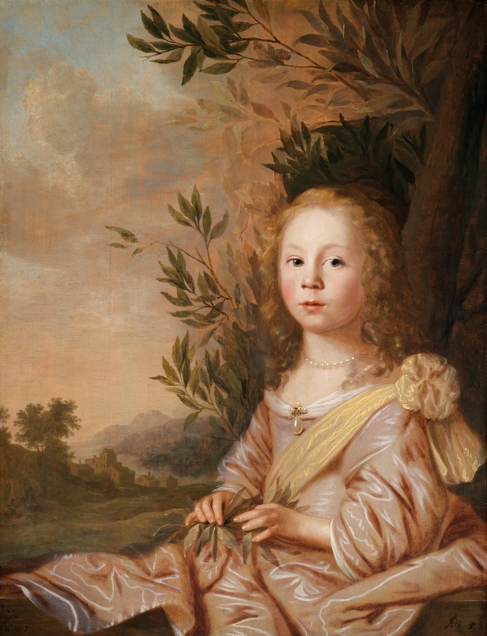 Mädchenporträt von Pieter Nason