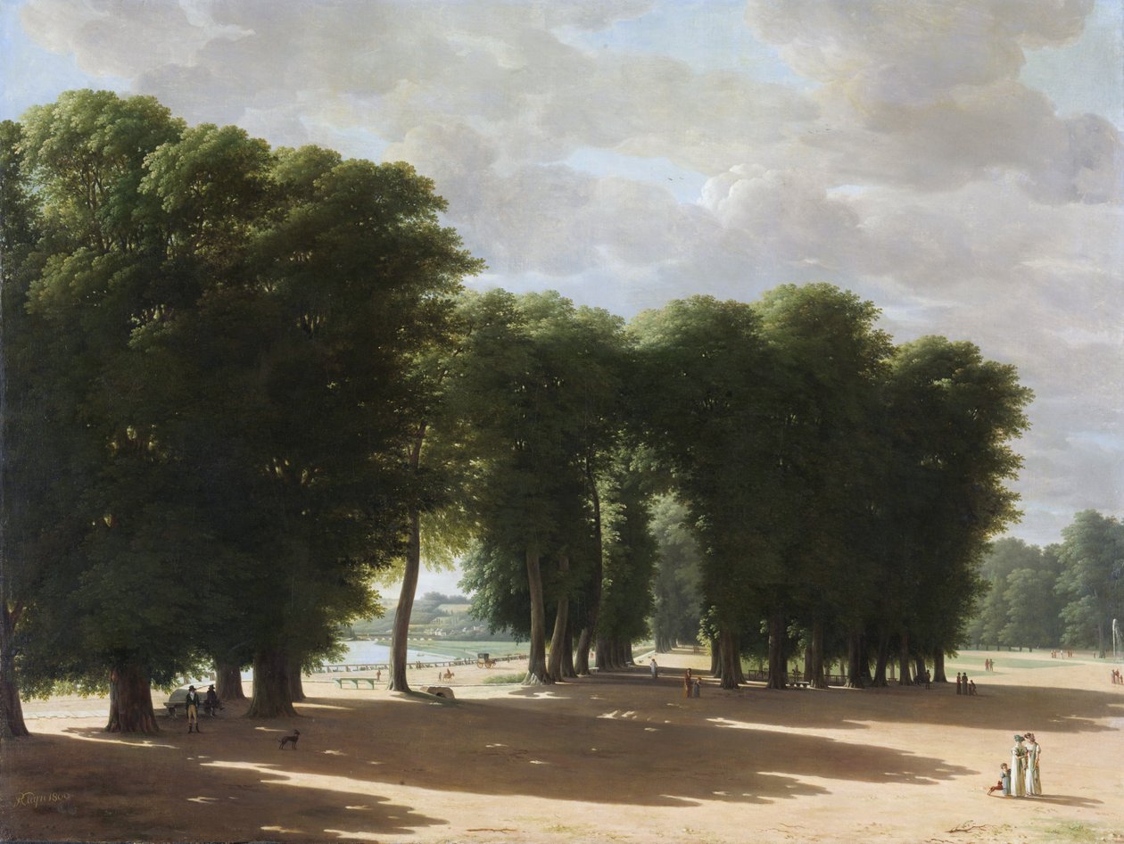 Der Eingang zum Park von Saint-Cloud, Paris von Pieter Rudolph Kleijn