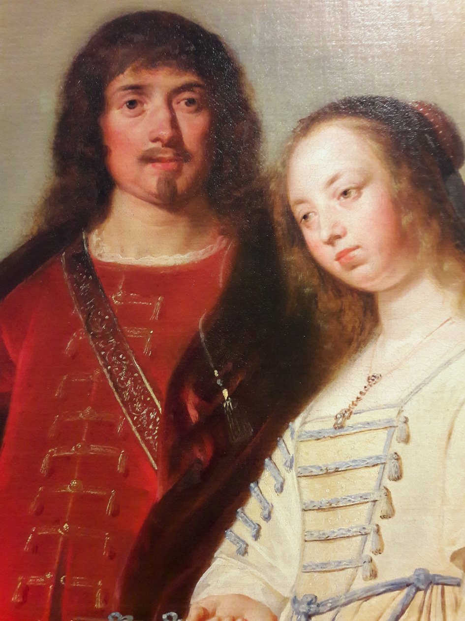 Familienporträt in einer Landschaft von Pieter Fransz de Grebber