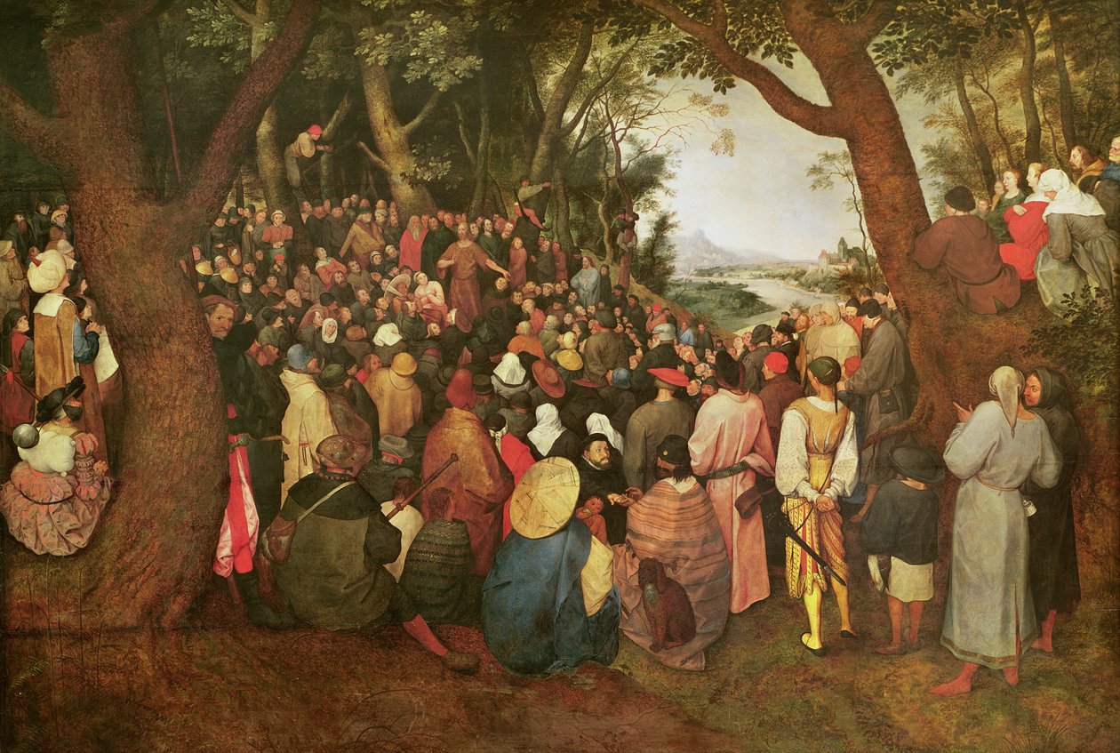 Die Predigt von Johannes dem Täufer, 1566 von Pieter Bruegel the Elder
