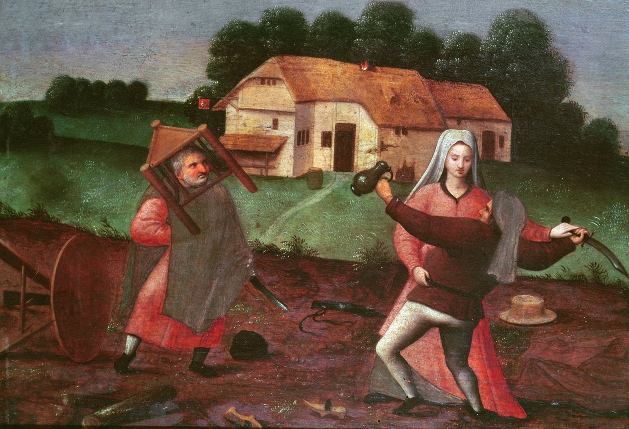 Bauernschlägerei von Pieter Brueghel the Younger