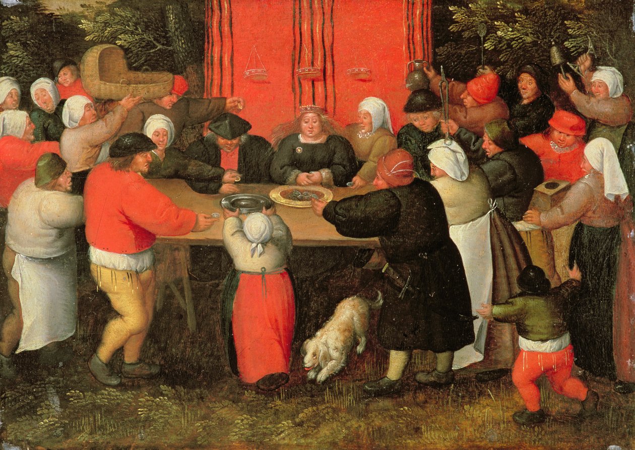 Die Geschenkübergabe von Pieter Brueghel the Younger