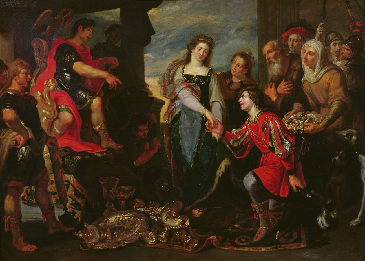 Die Mäßigung des Scipio (237-183 v. Chr.) von Pieter van Mol