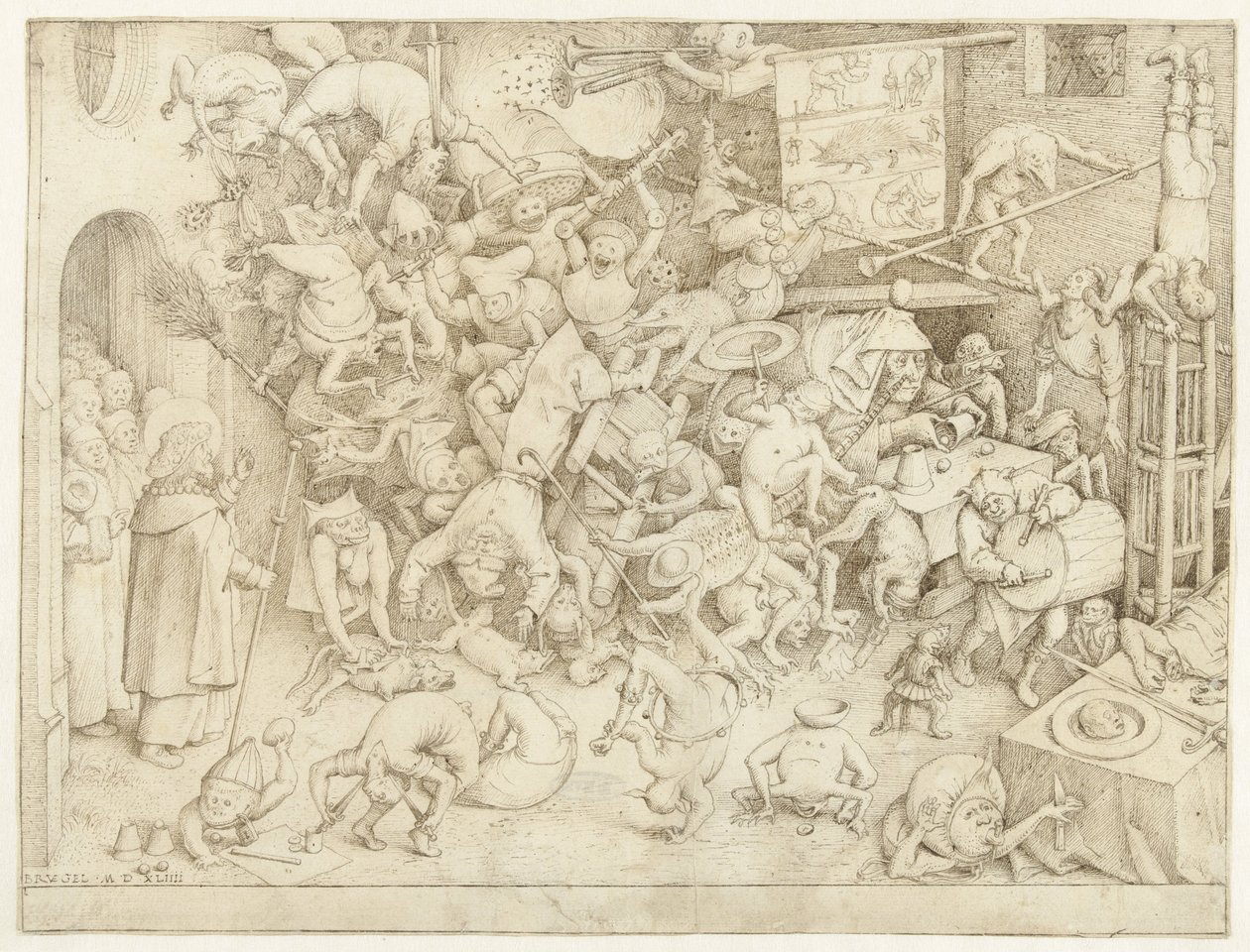 Sturz des Magiers Hermogenes von Pieter Bruegel (I)