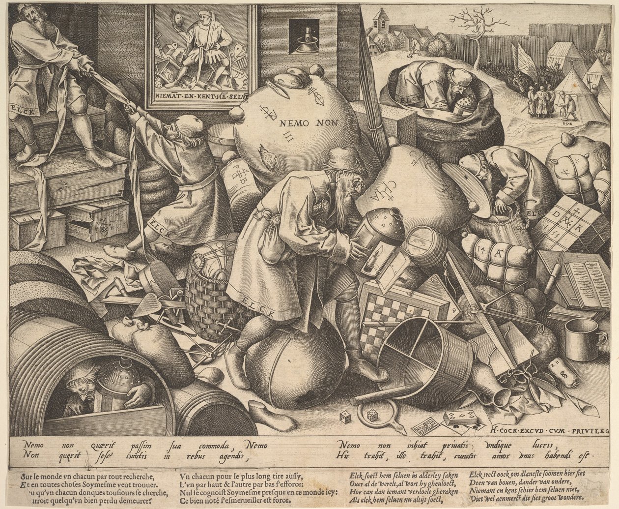 Jedermann von Pieter Bruegel the Elder
