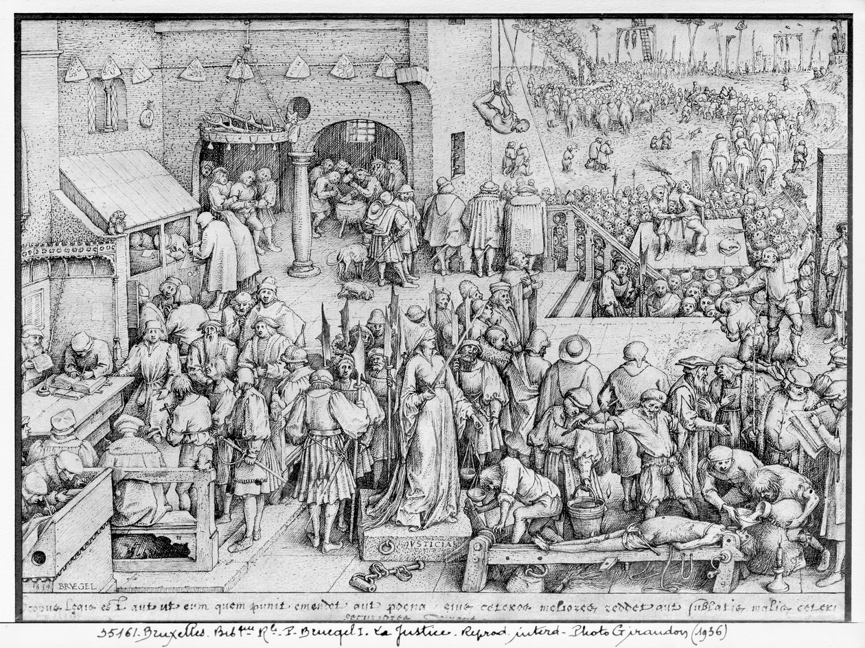 Gerechtigkeit, 1559 von Pieter Bruegel the Elder