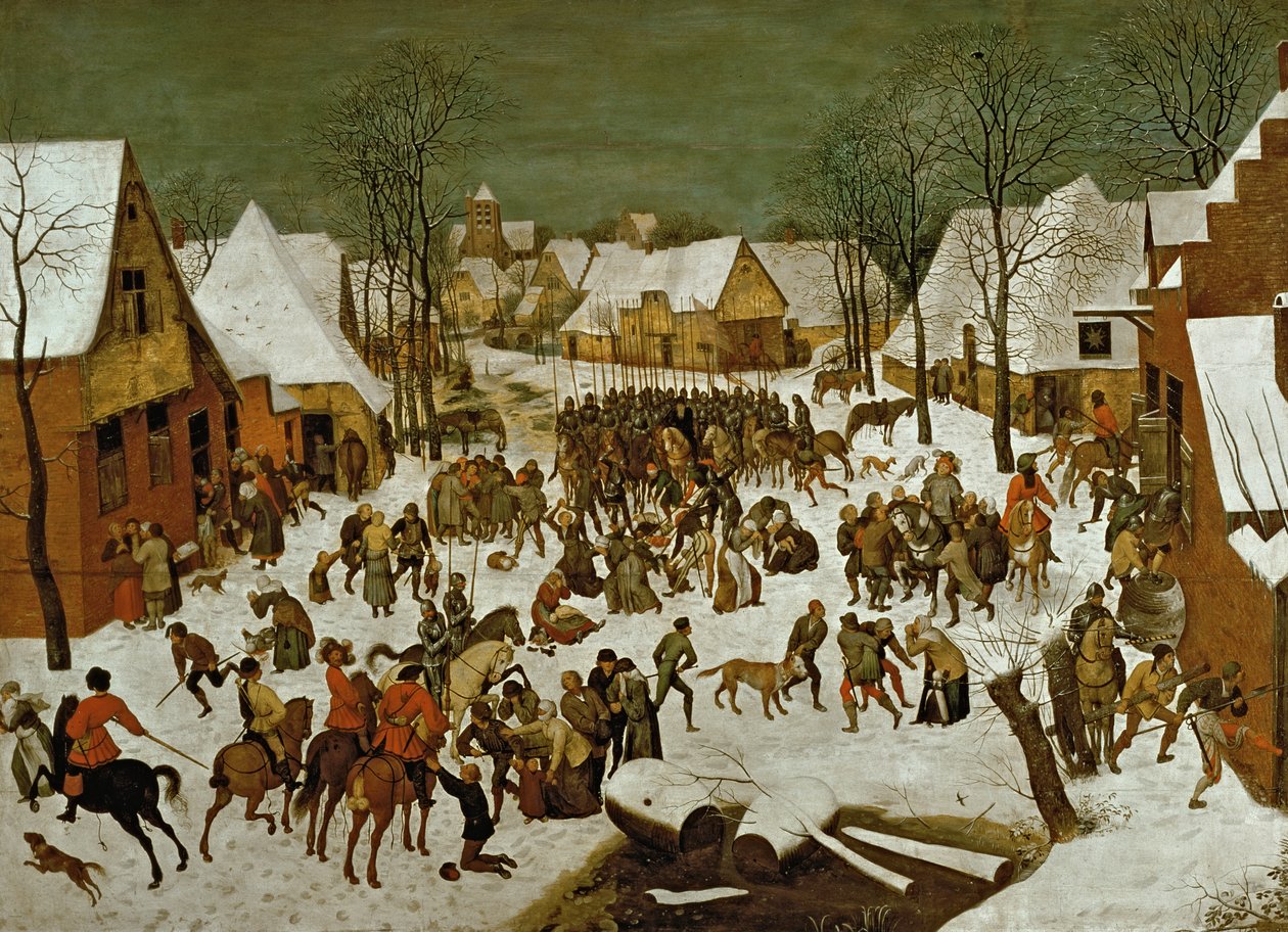 Massaker der Unschuldigen, 1565-66 von Pieter Bruegel the Elder