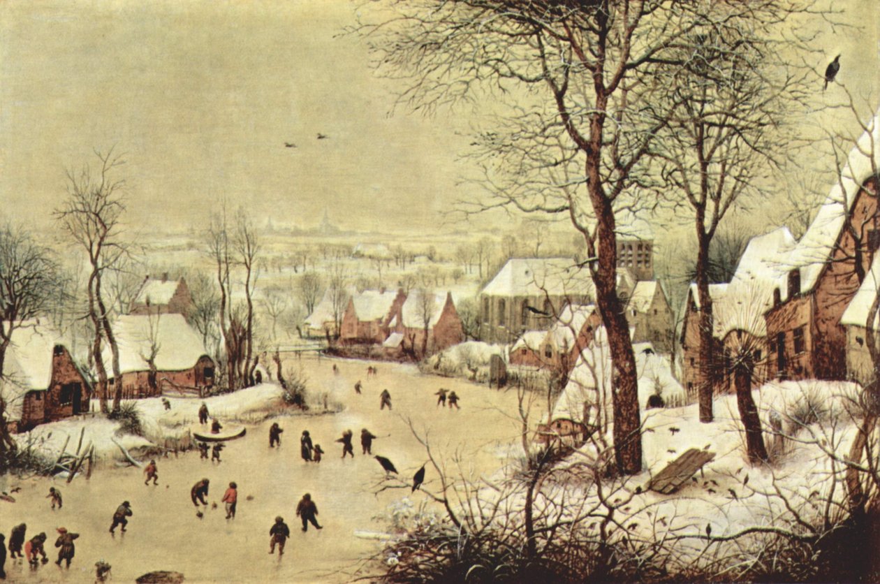 Winterlandschaft mit Vogelfalle von Pieter Brueghel the Elder