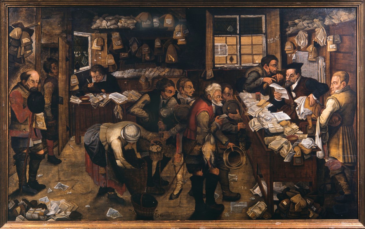 Der Dorfanwalt von Pieter Brueghel the Younger