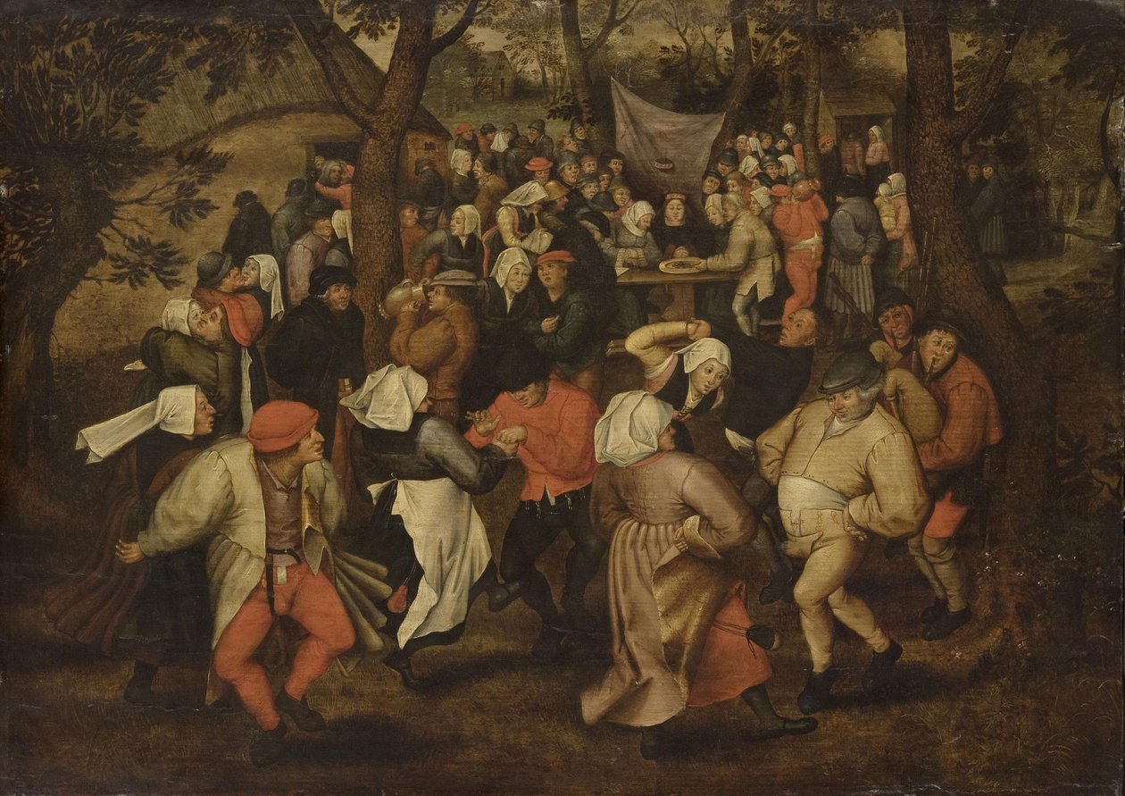 Der Hochzeitsreigen von Pieter Brueghel the Younger