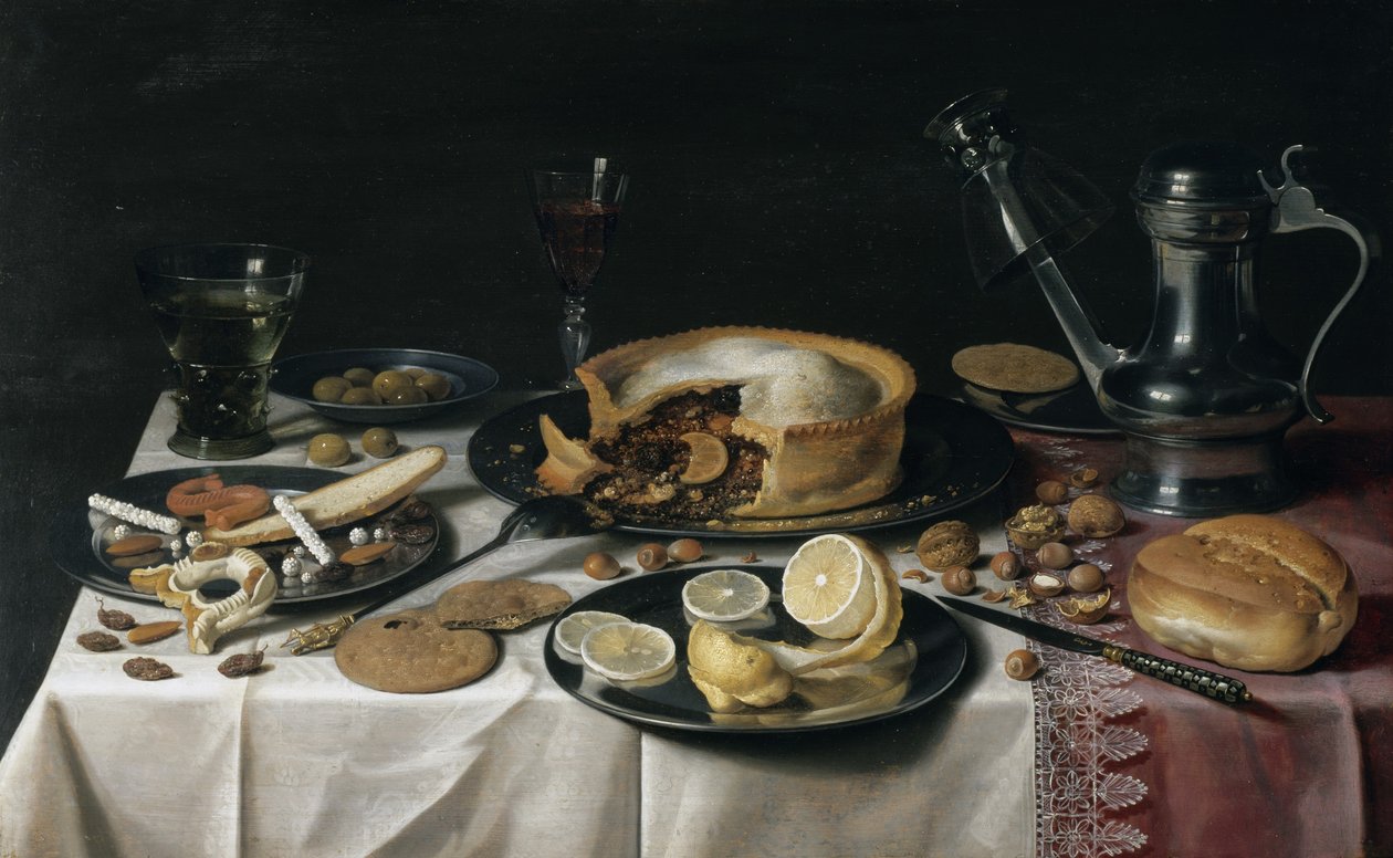 Stillleben, 1625-30 von Pieter Claesz