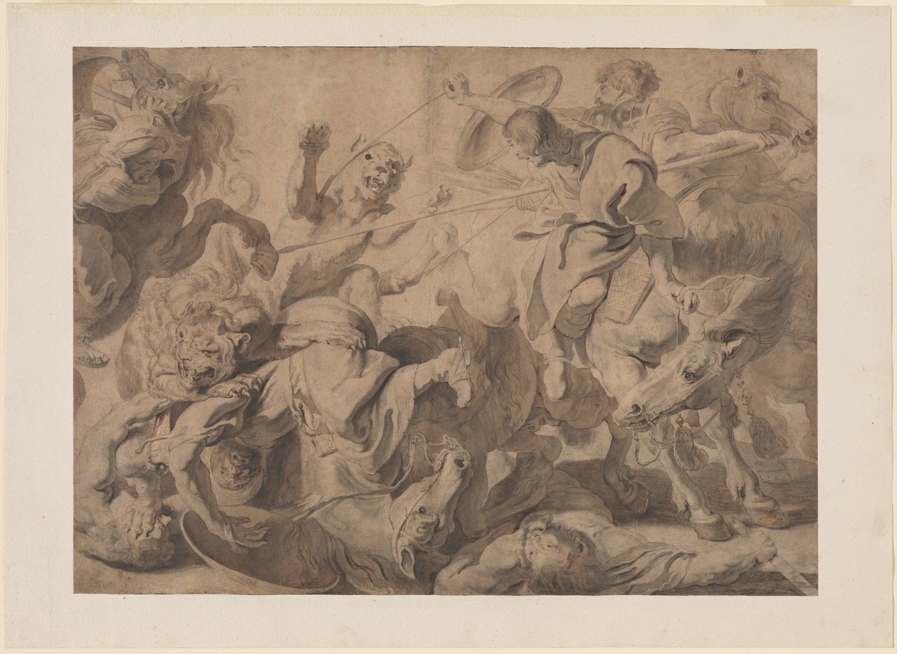 Löwenjagd von Pieter Claesz Soutman and Sir Peter Paul Rubens