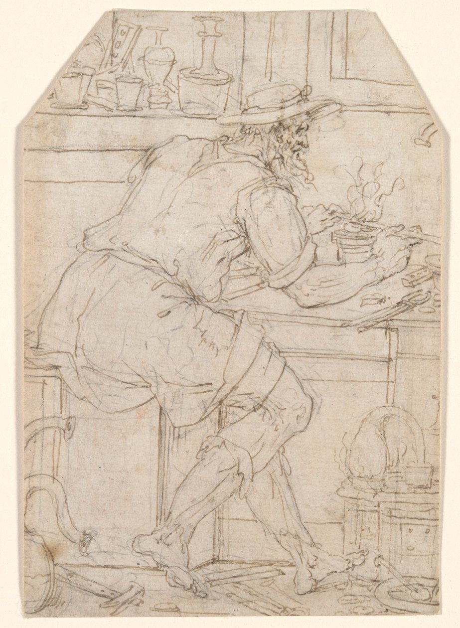 Handwerker bei der Arbeit von Pieter Coecke van Aelst