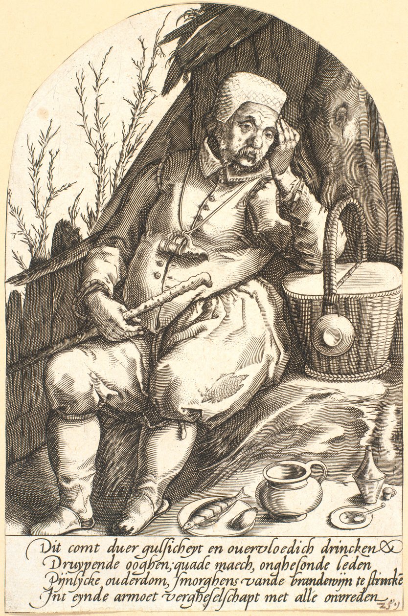 Bonde, Satire über Trunkenheit von Pieter Goos
