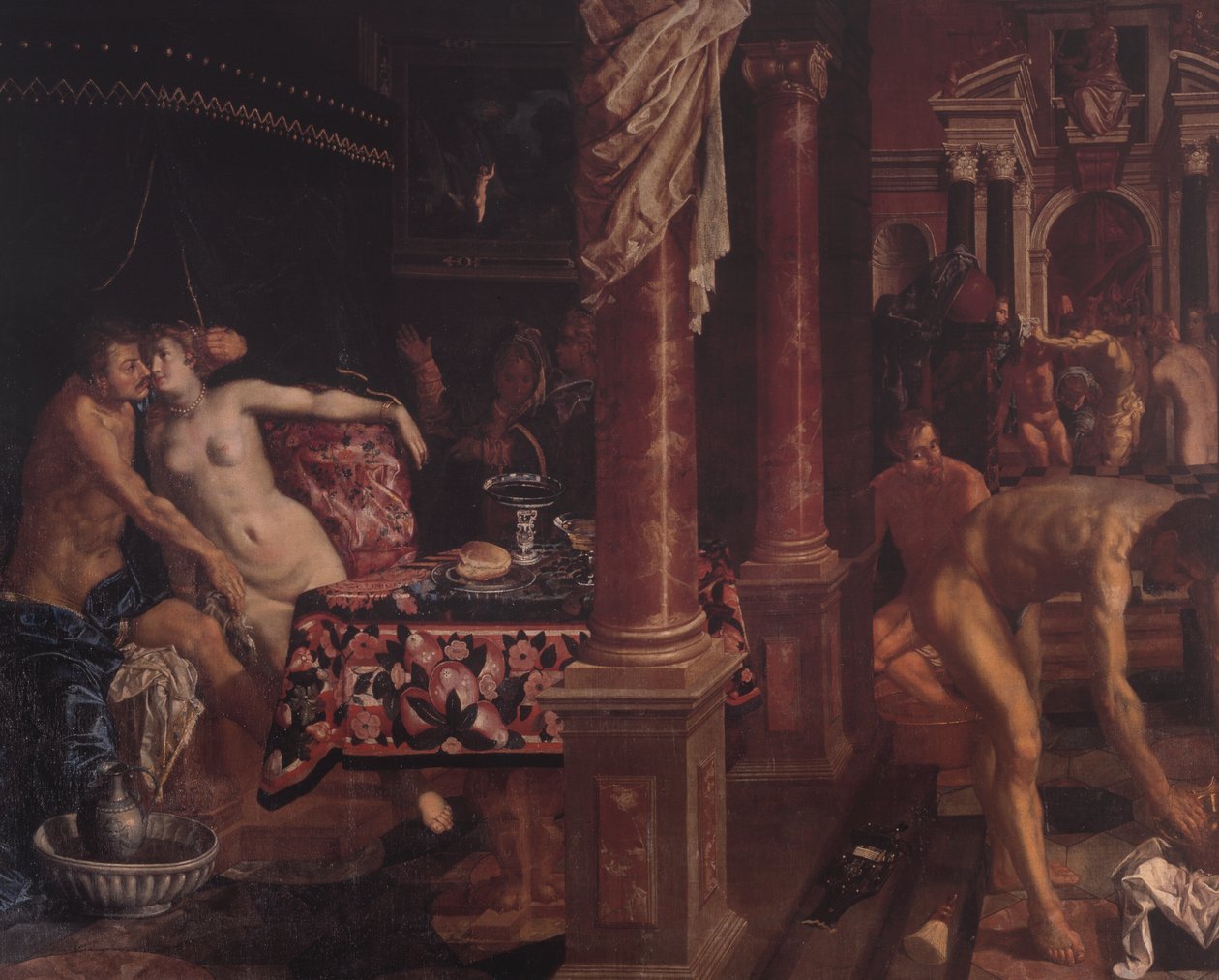 Ein Badehaus von Pieter Isaacsz