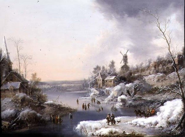 Winterlandschaft von Pieter Jan van Veen