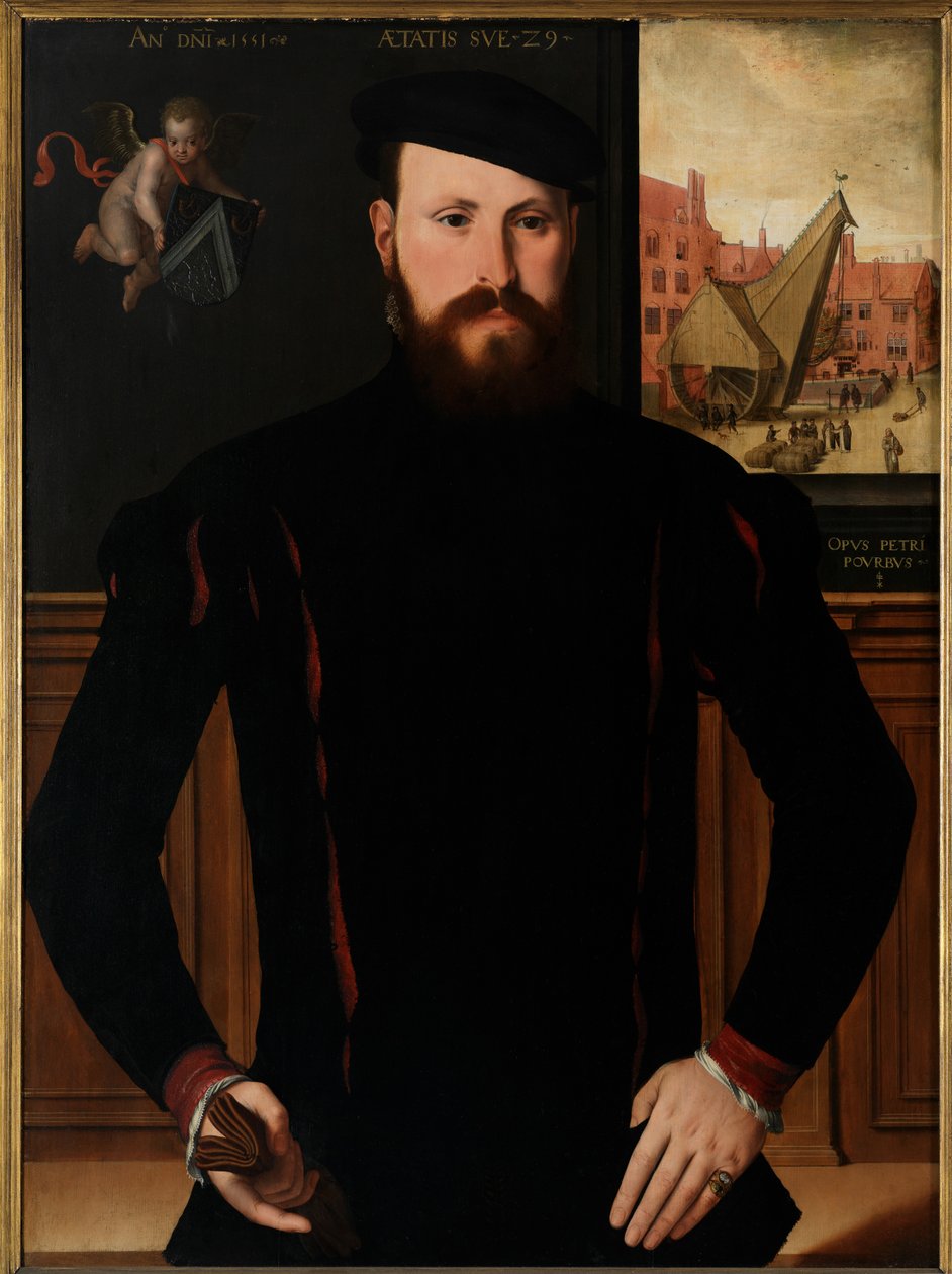 Porträt von Jan van Eyewerve von Pieter Jansz. Pourbus