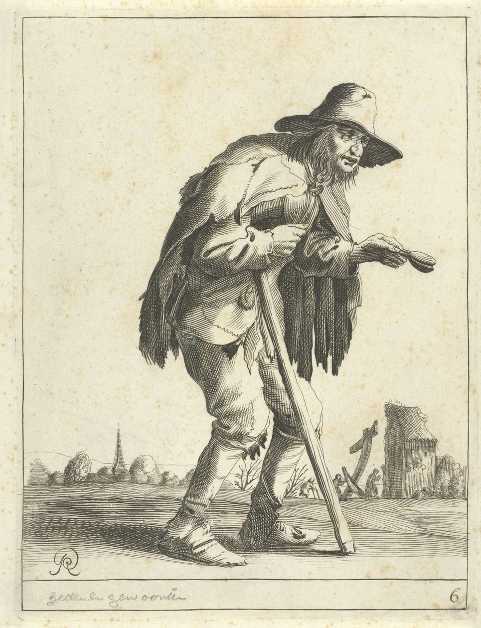 Aussätziger Bettler von Pieter Jansz Quast