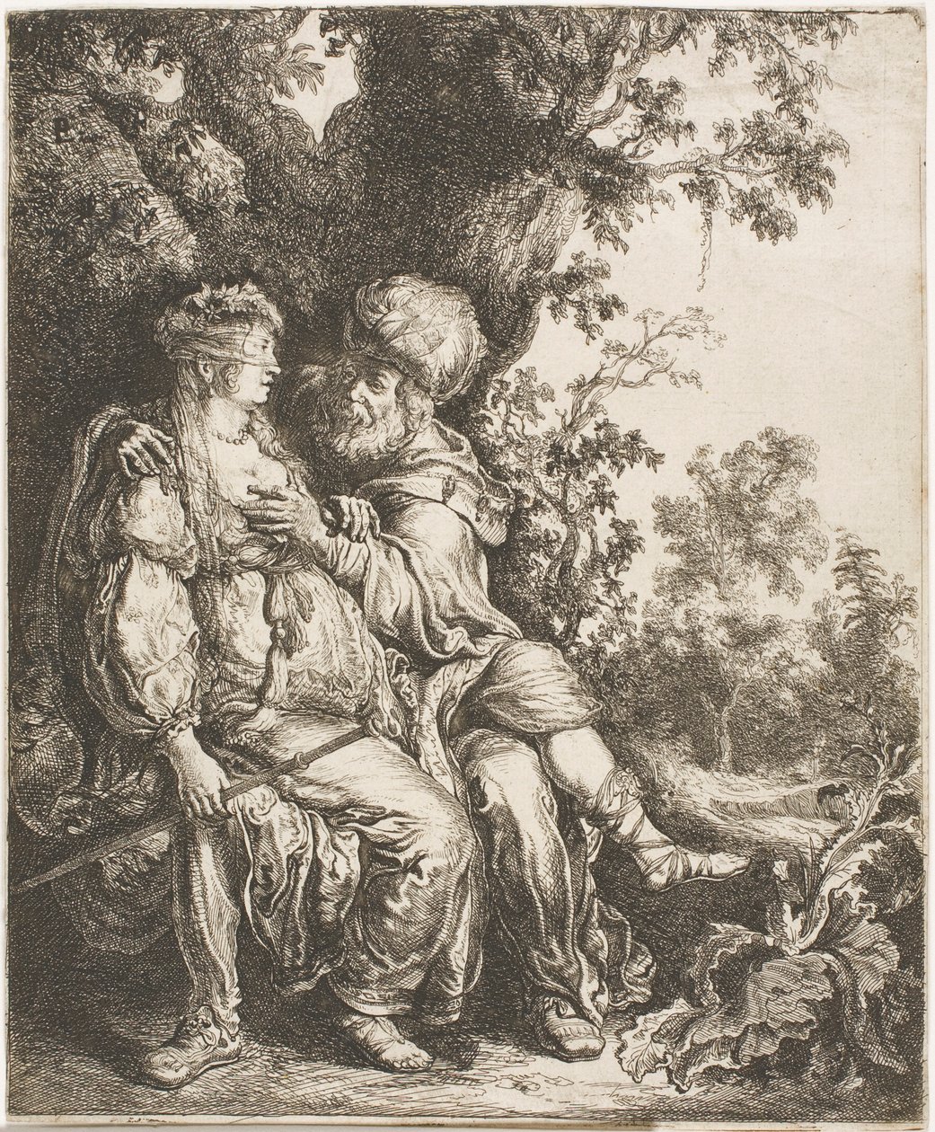 Juda und Thamar von Pieter Lastman
