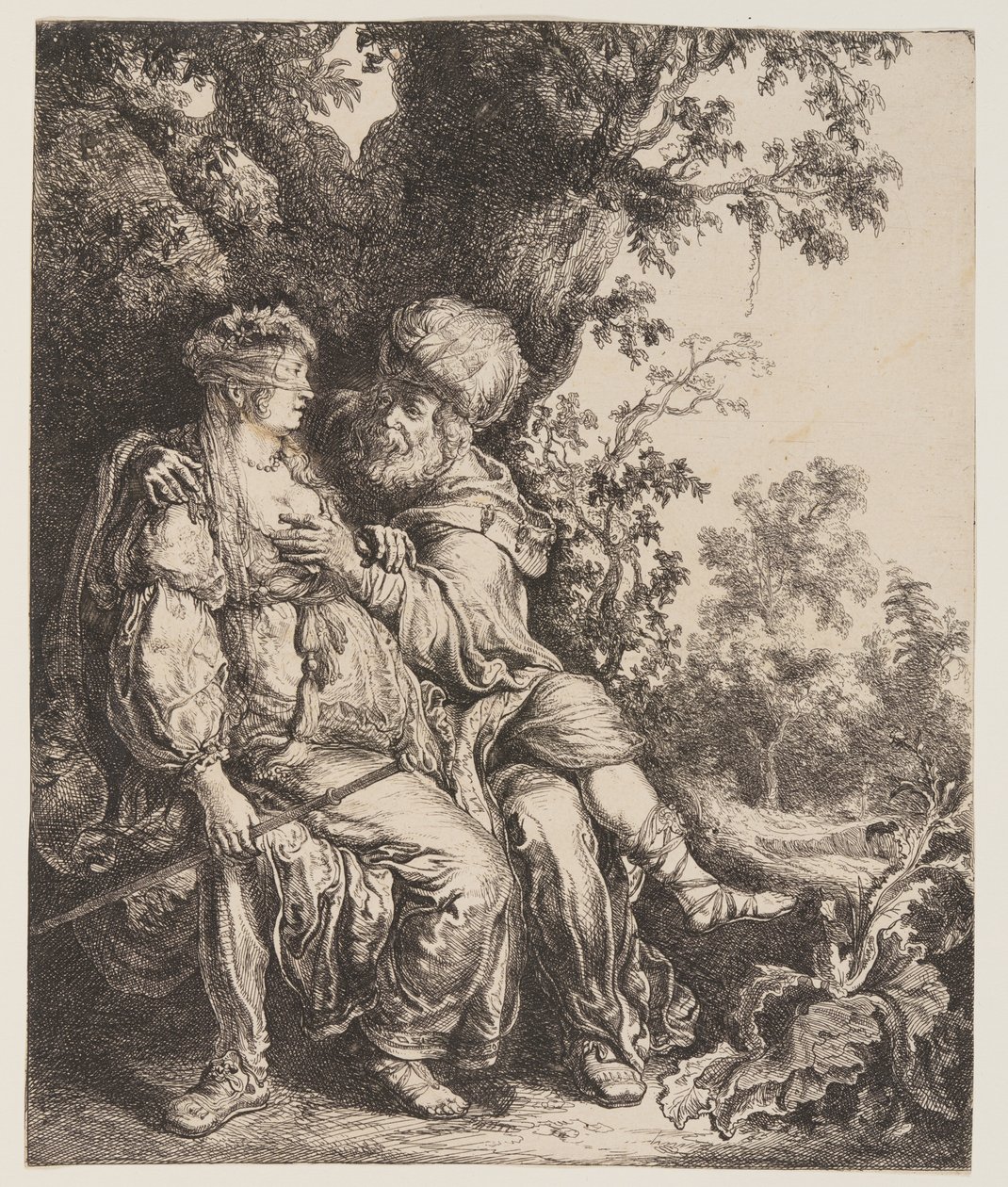 Juda und Tamar von Pieter Lastman