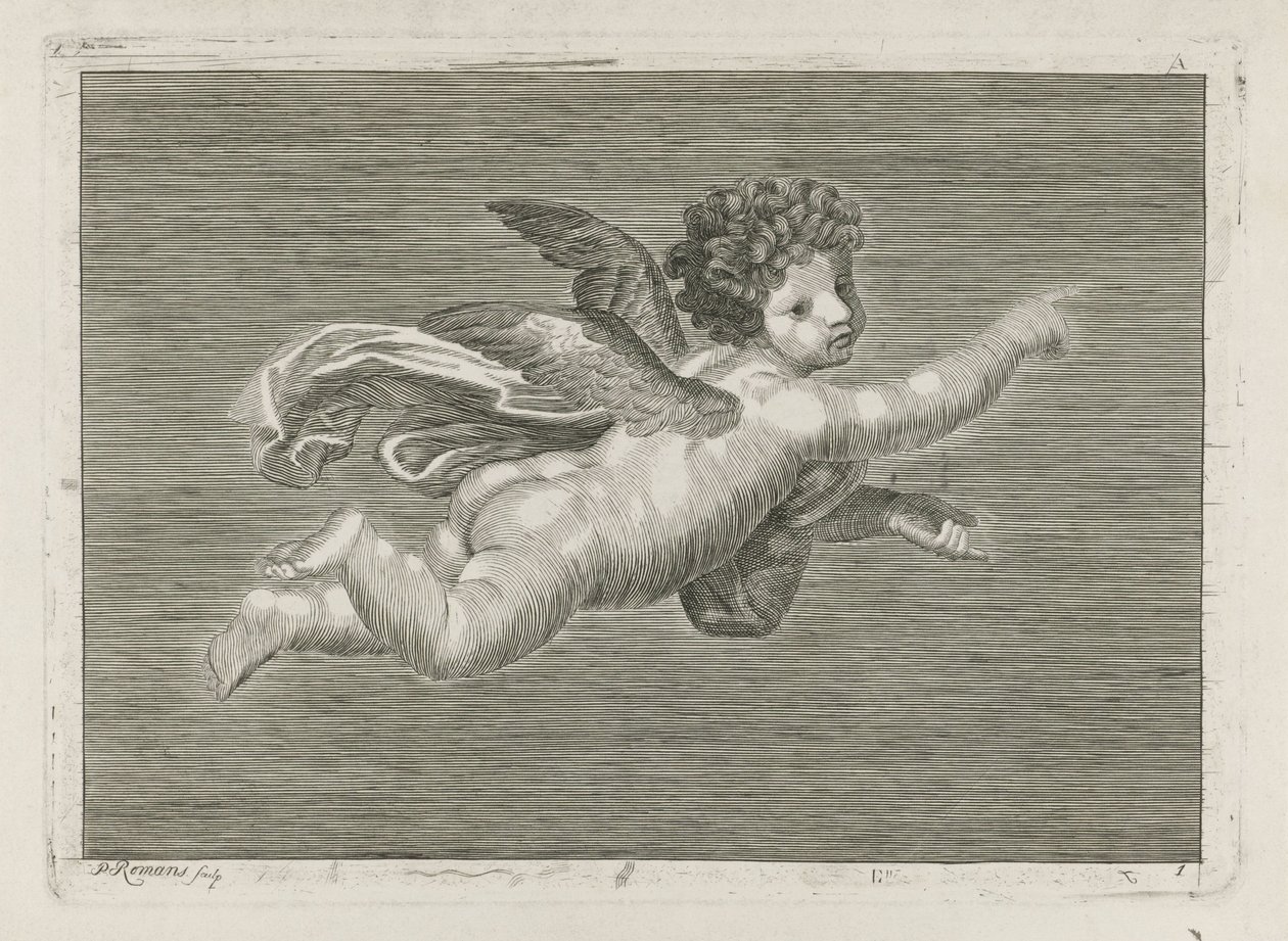 Zeigender Putto von Pieter Romans