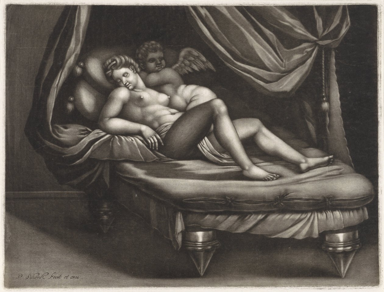 Cupid und Psyche von Pieter Schenk (I)