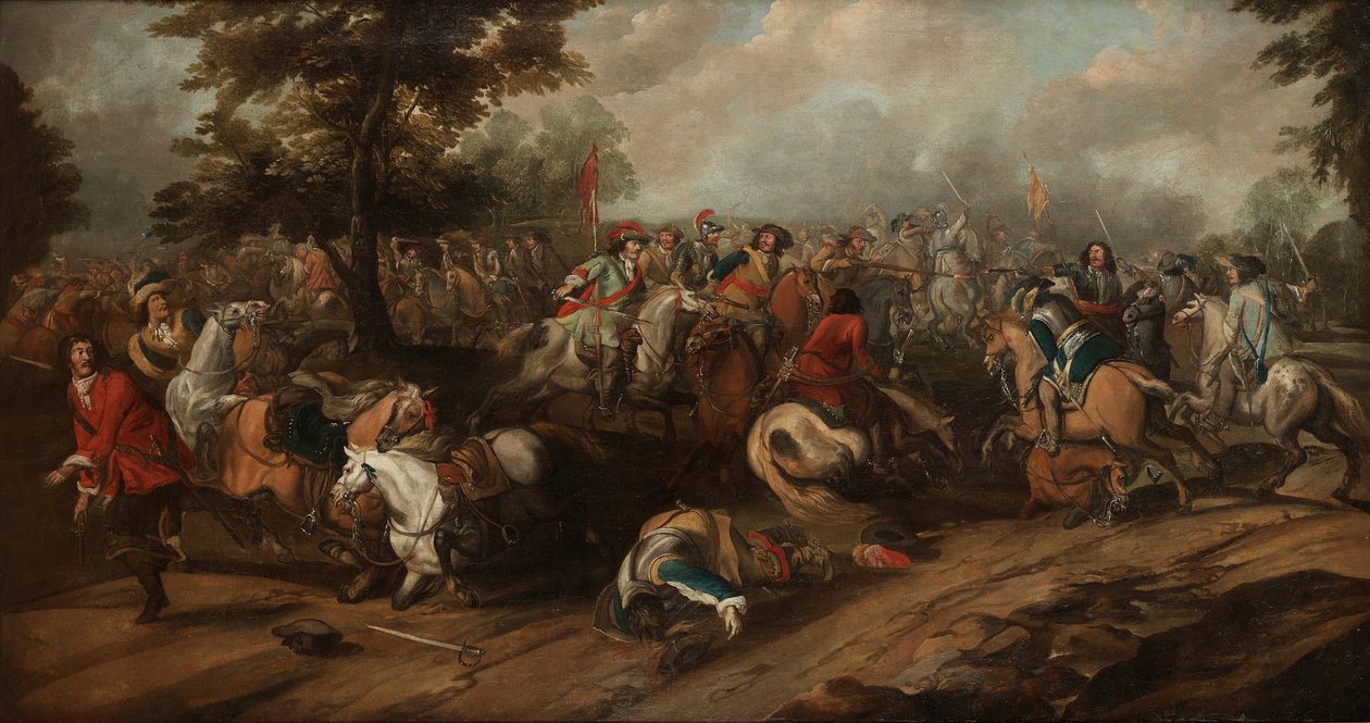 Die Schlacht bei Breitenfeld von Pieter Snayers
