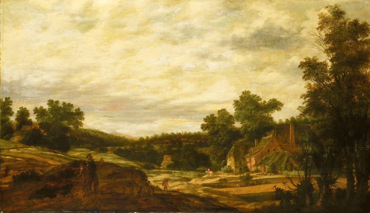 Hügelige Landschaft von Pieter Stalpaert