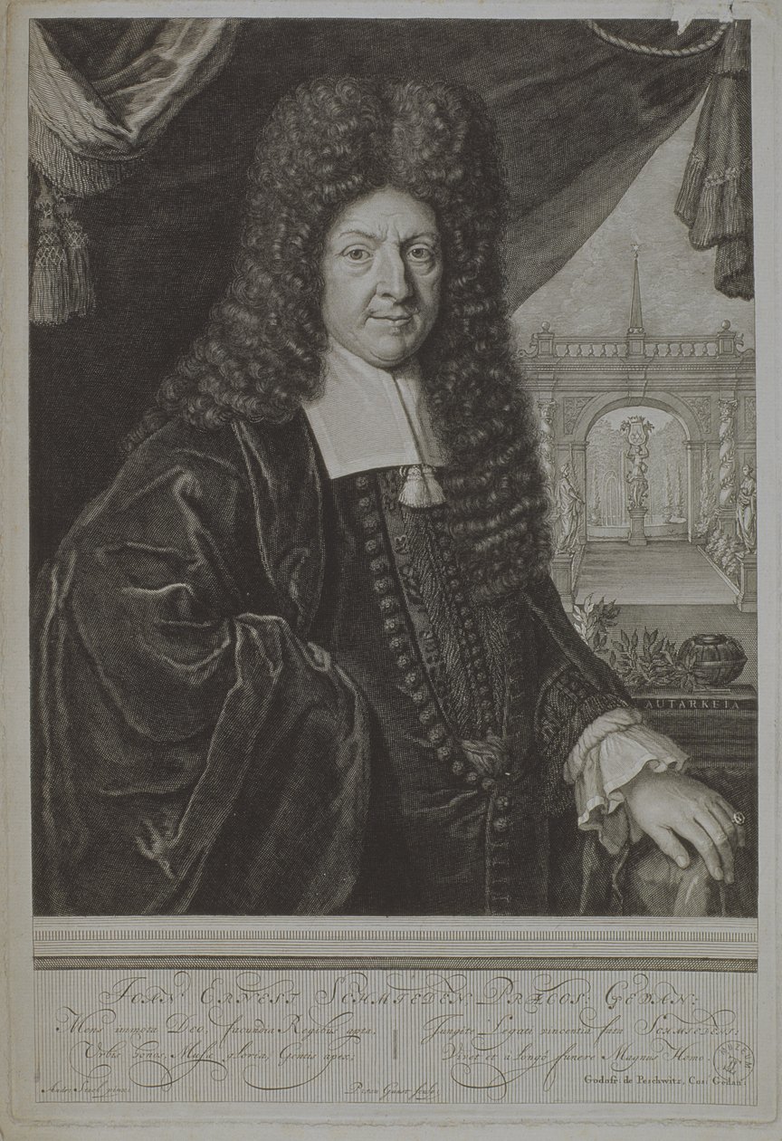 Jan Ernest Schmieden (1626-1707) 1707 von Pieter Stevens van Gunst