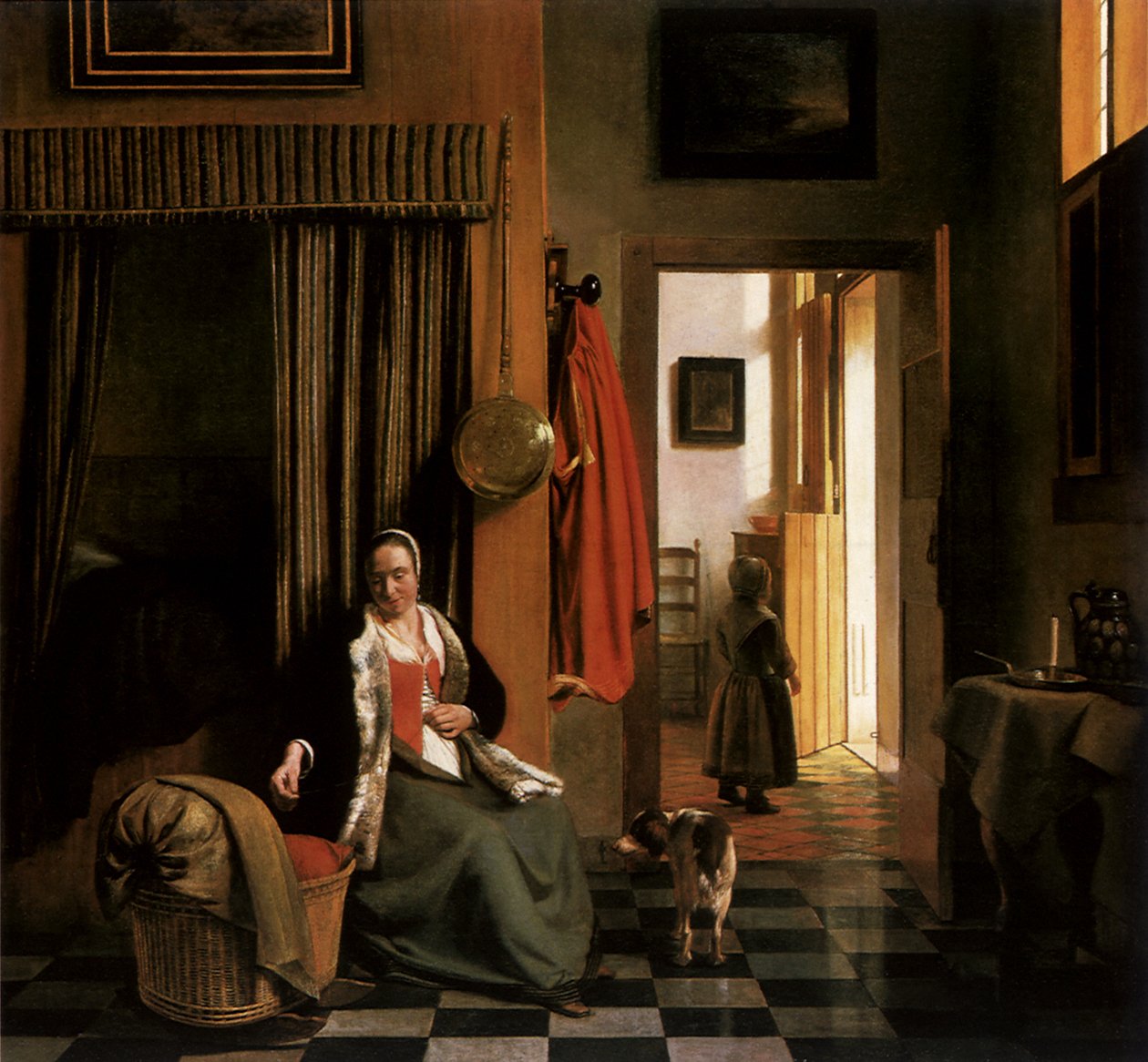 Die Mutter, ca. 1661-63 von Pieter de Hooch