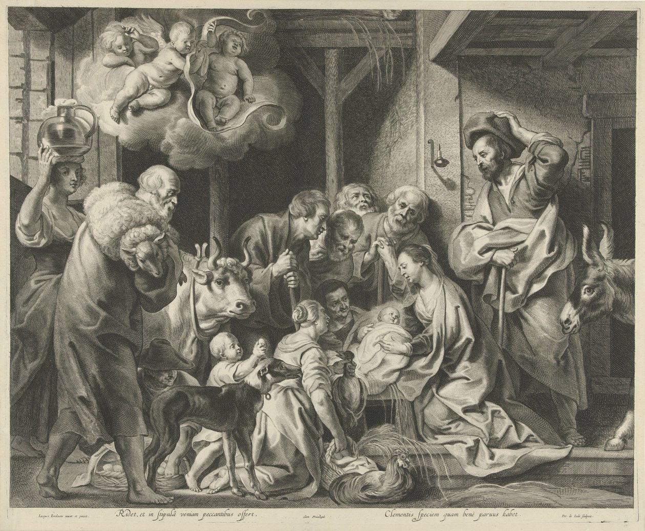 Anbetung der Hirten von Pieter de Jode (II)