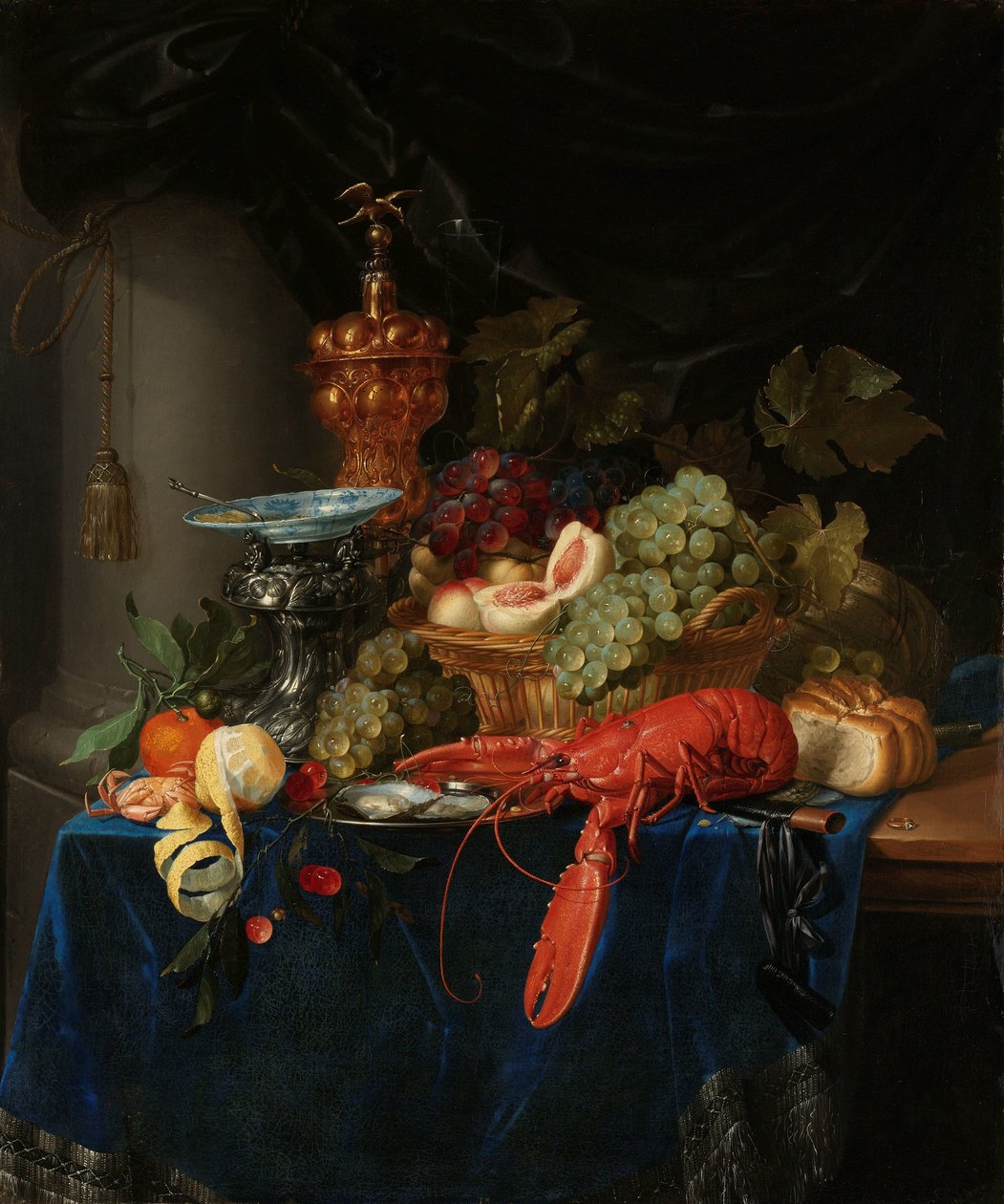Stillleben mit goldenem Kelch von Pieter de Ring