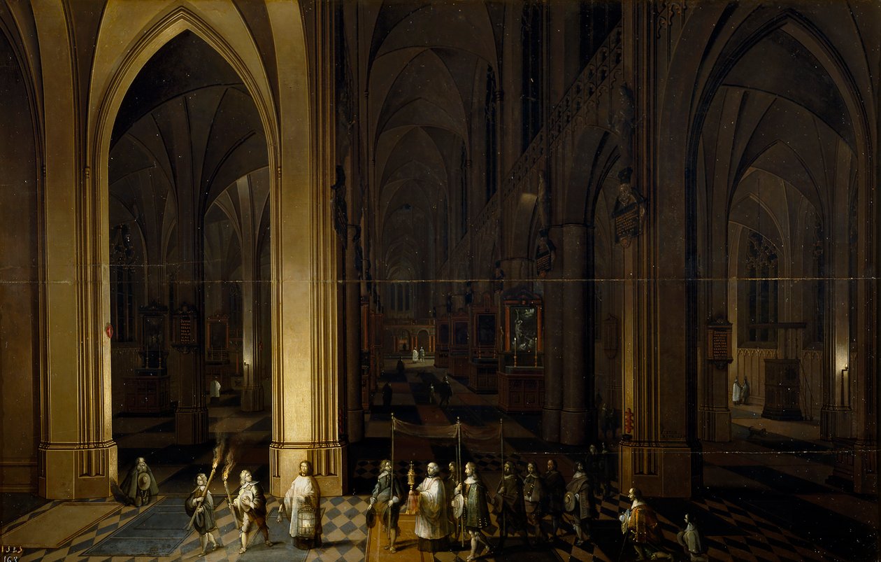 Innenraum einer Kirche von Pieter the Elder Neefs