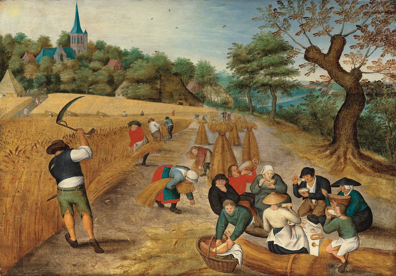 Sommer: Die Ernte von Pieter Brueghel the Younger