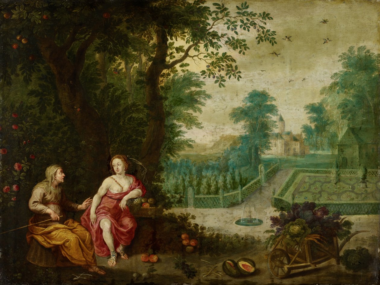 Vertumnus und Pomona von Pieter van Avont