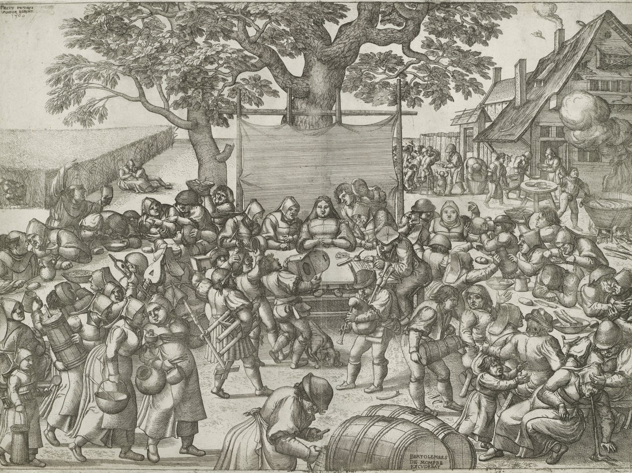 Bauernhochzeit von Pieter van der Borcht (I)