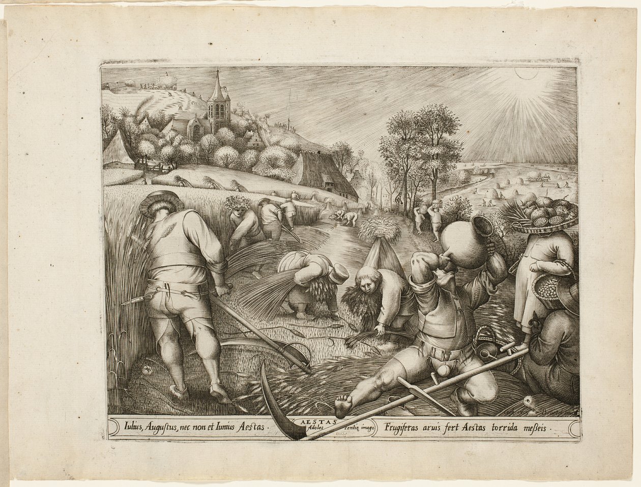 Sommer, aus Die vier Jahreszeiten von Pieter van der Heyden