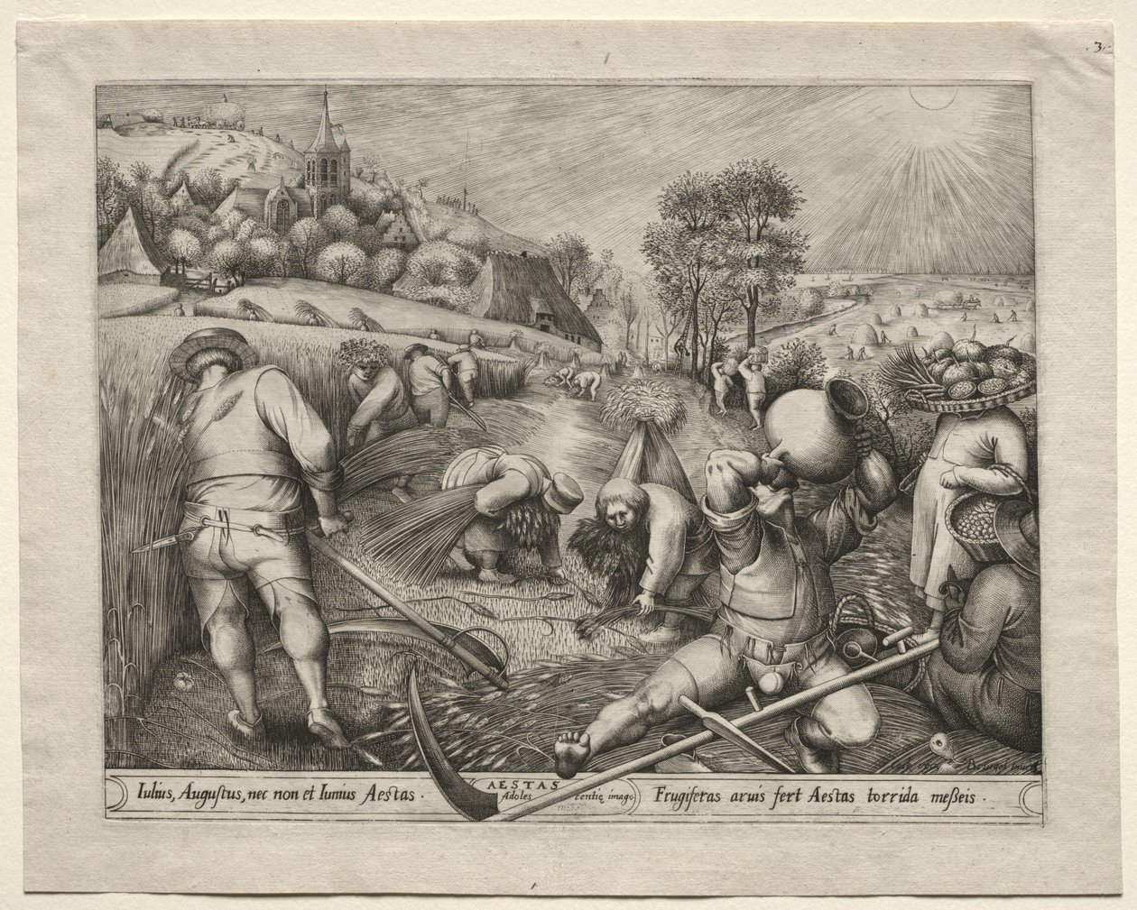 Die vier Jahreszeiten: Sommer von Pieter van der Heyden