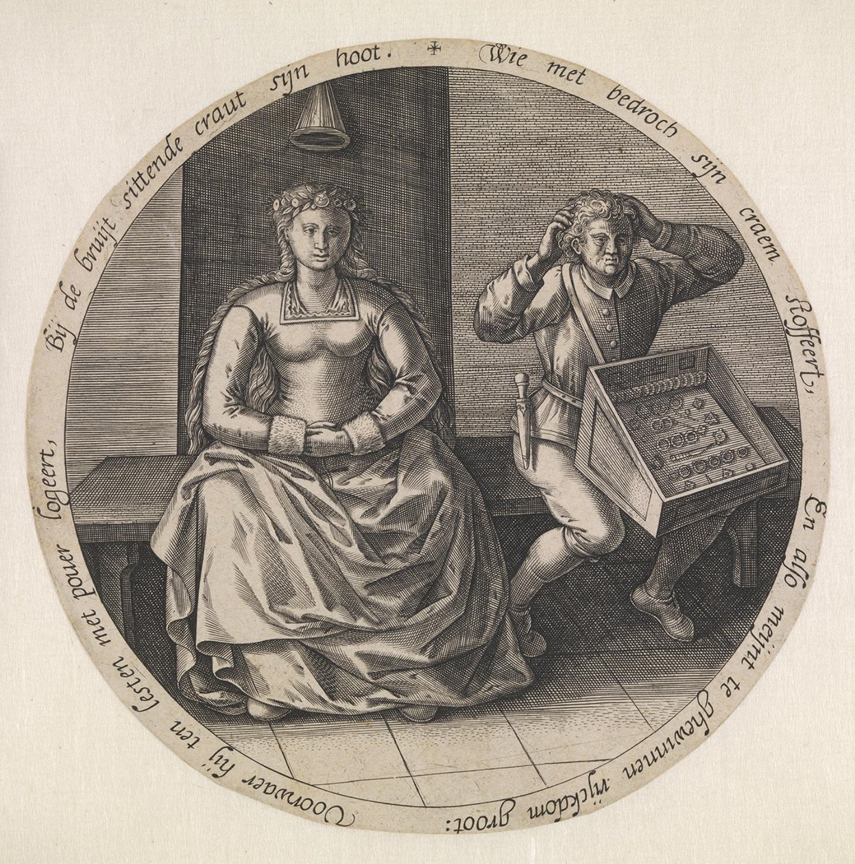 Der sorglose Händler von Pieter van der Heyden