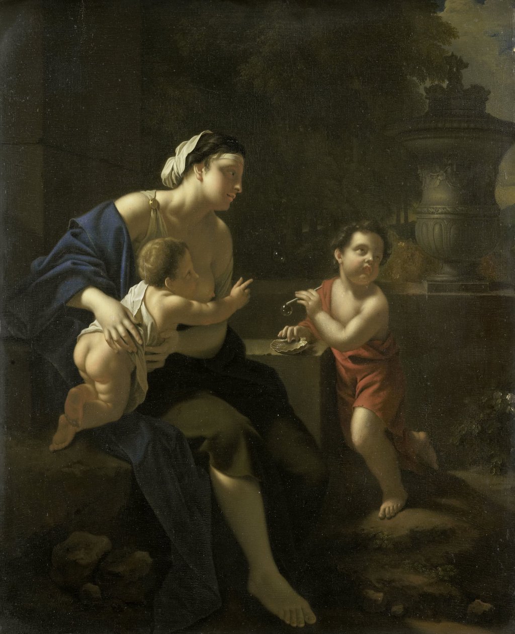 Seifenblasen von Pieter van der Werff (attributed to)